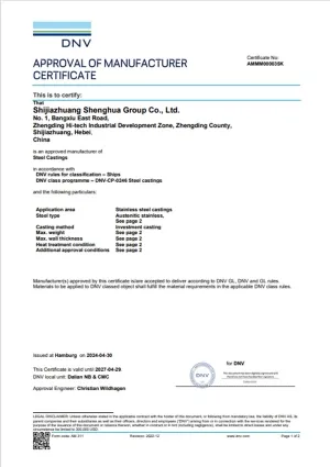 DNV Certification 2024